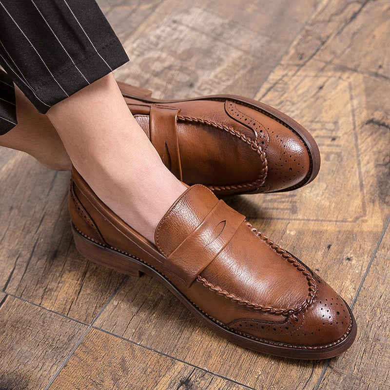 Chique leren Loafers