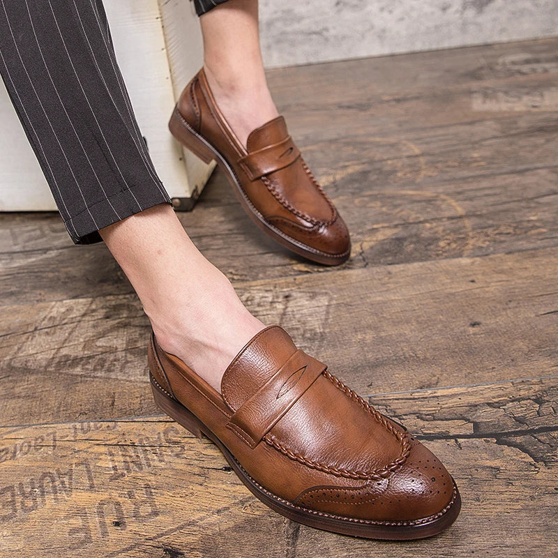 Chique leren Loafers