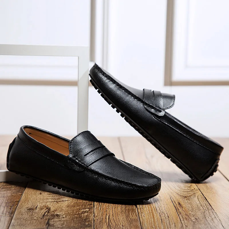 Casual leren zomer Loafers