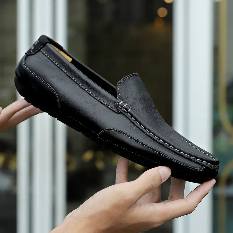 Vintage leren Loafers