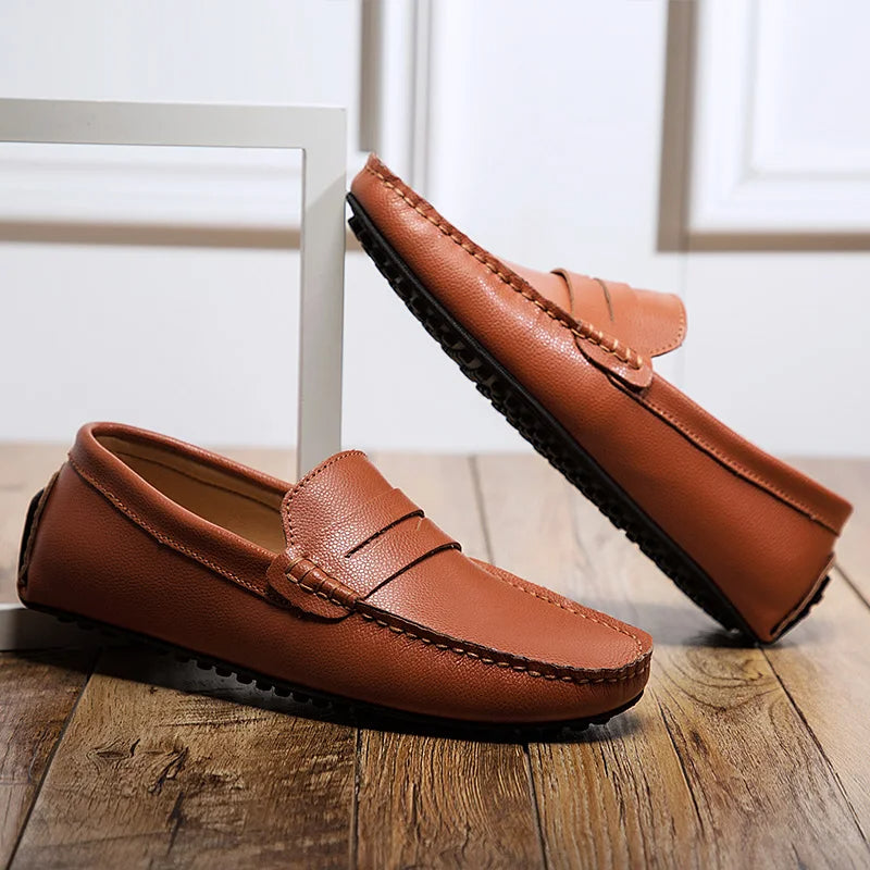 Casual leren zomer Loafers