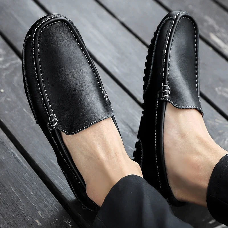 Vintage leren Loafers