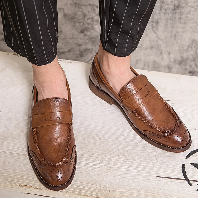 Chique leren Loafers