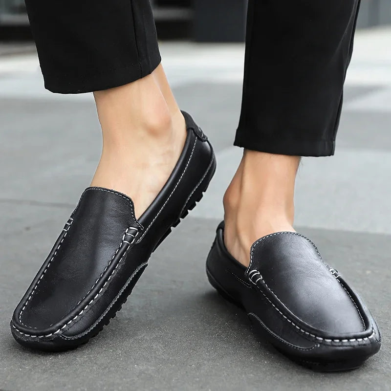 Vintage leren Loafers