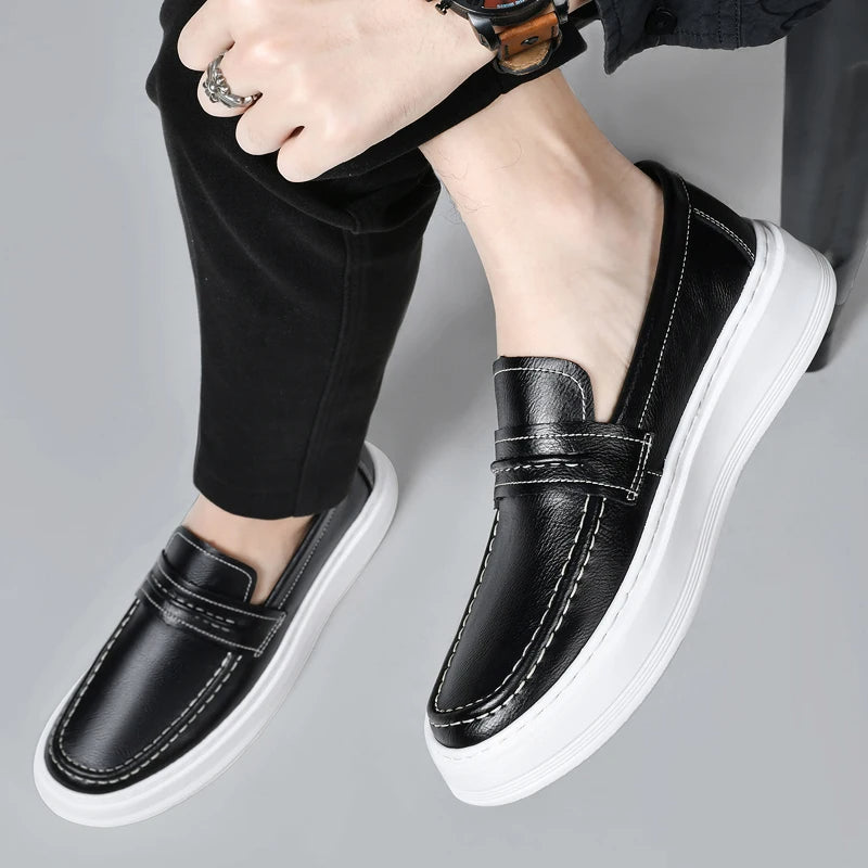 Leren bootschoenen