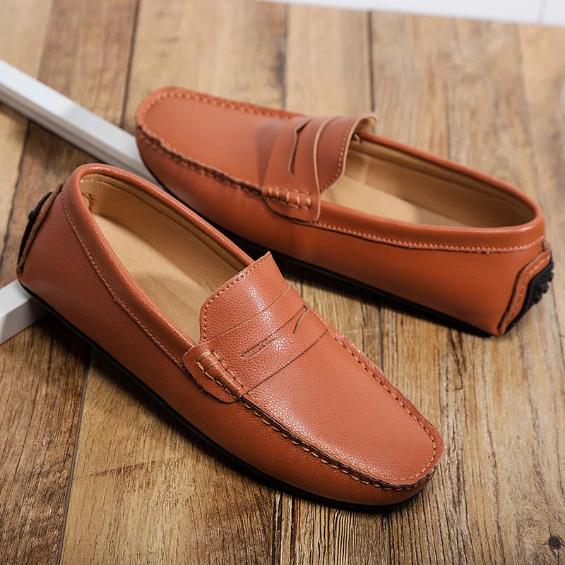 Casual leren zomer Loafers