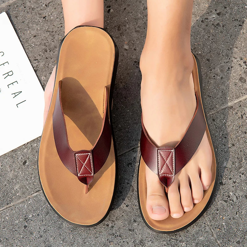 Casual Leren Sandalen