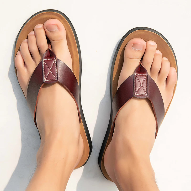 Casual Leren Sandalen