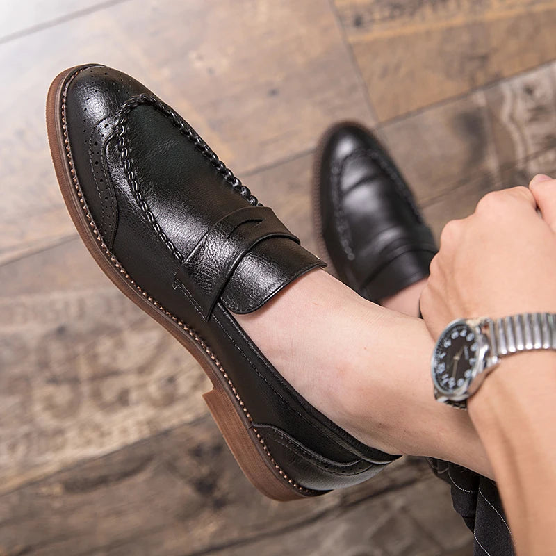 Chique leren Loafers