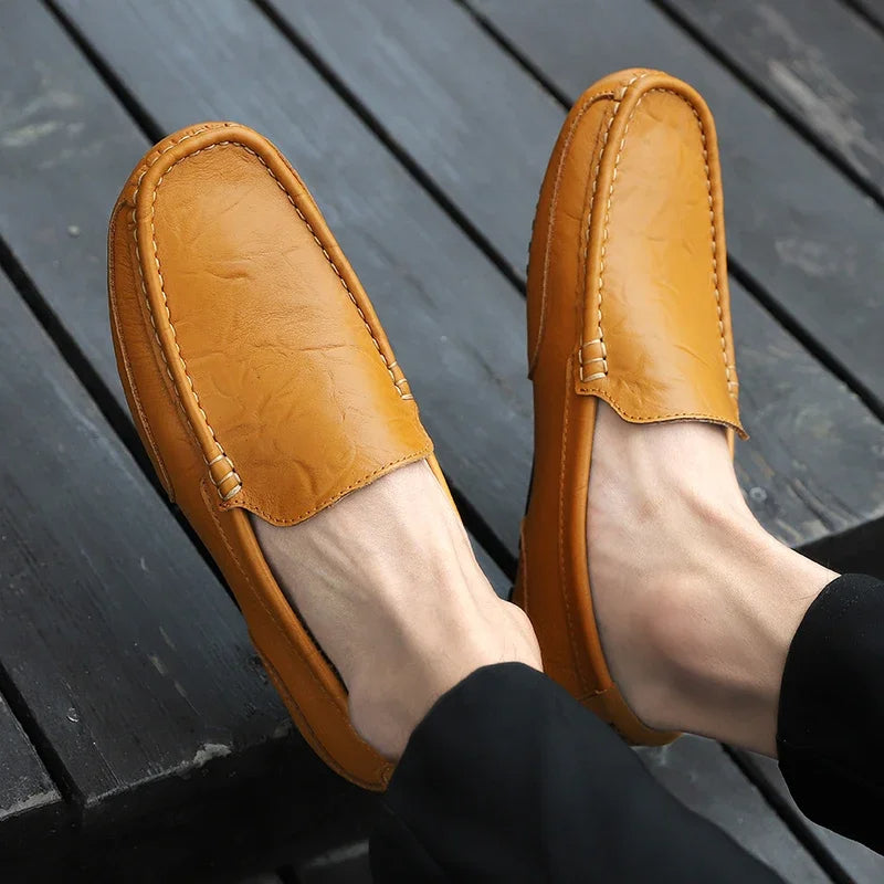 Vintage leren Loafers