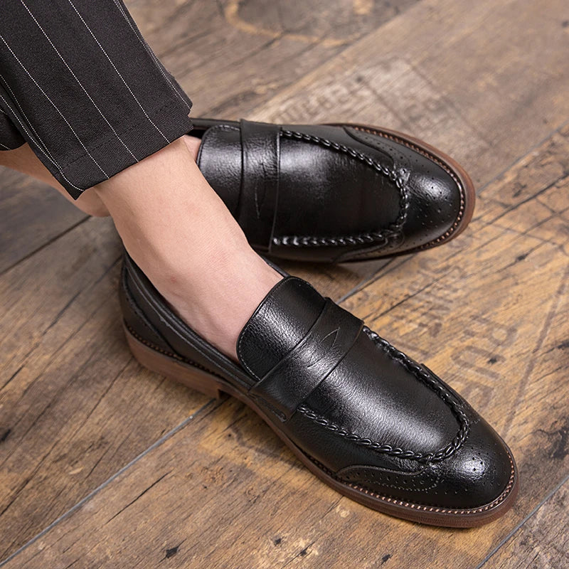 Chique leren Loafers