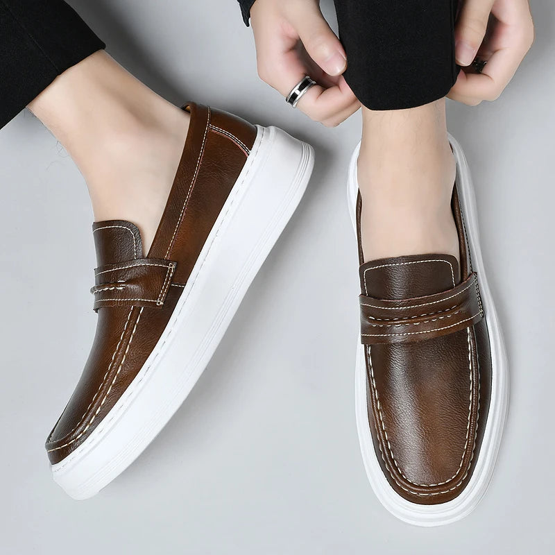 Leren bootschoenen