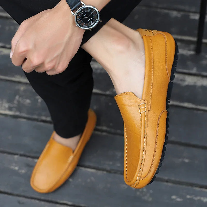 Vintage leren Loafers