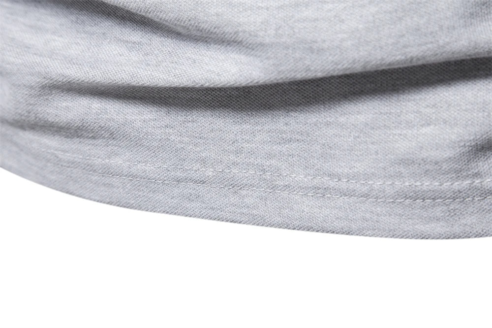 Casual Poloshirt Met Lange Mouwen