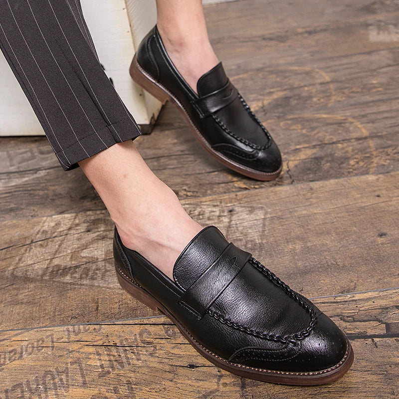 Chique leren Loafers