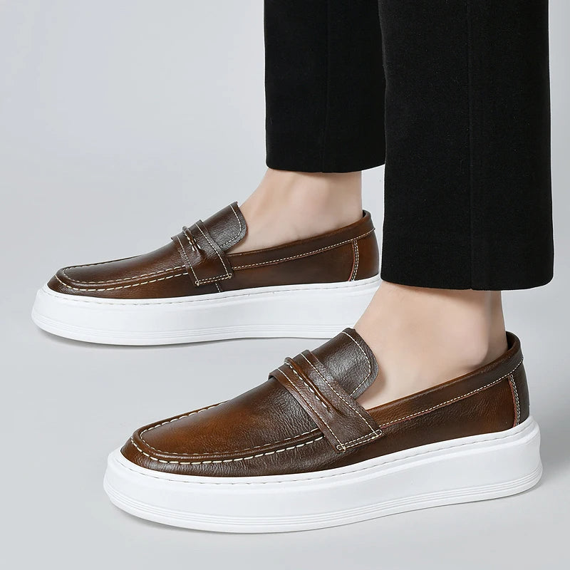 Leren bootschoenen