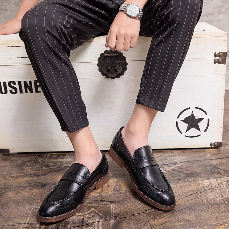 Chique leren Loafers