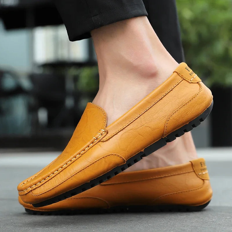 Vintage leren Loafers