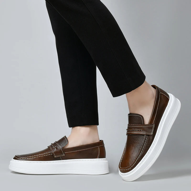 Leren bootschoenen