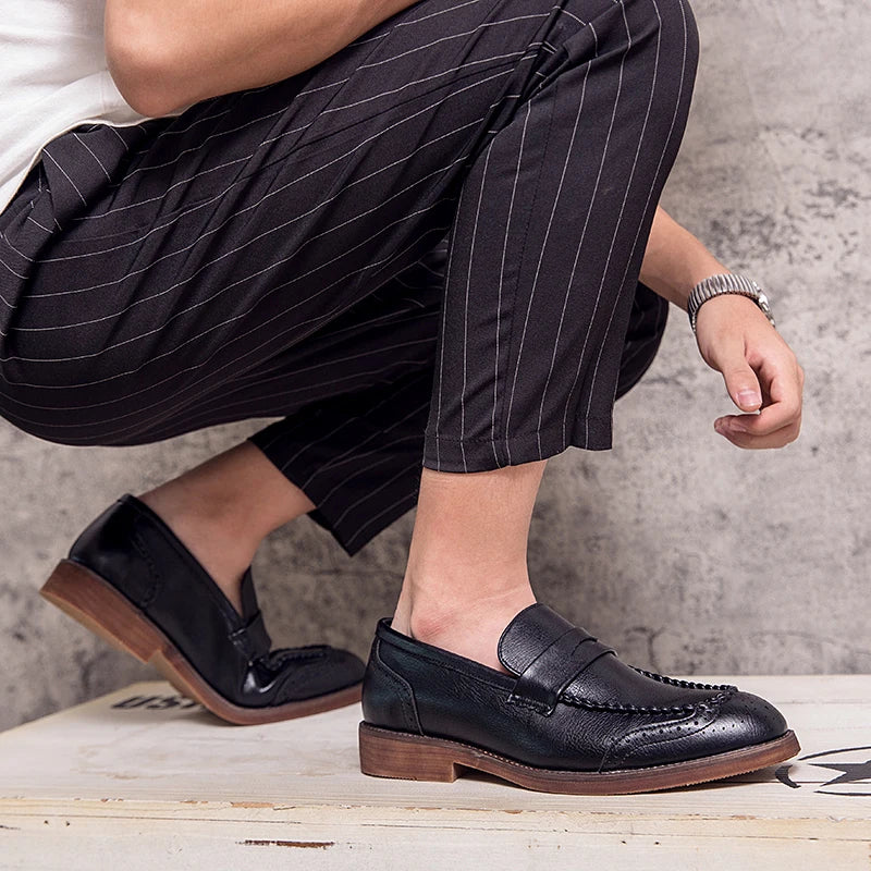 Chique leren Loafers