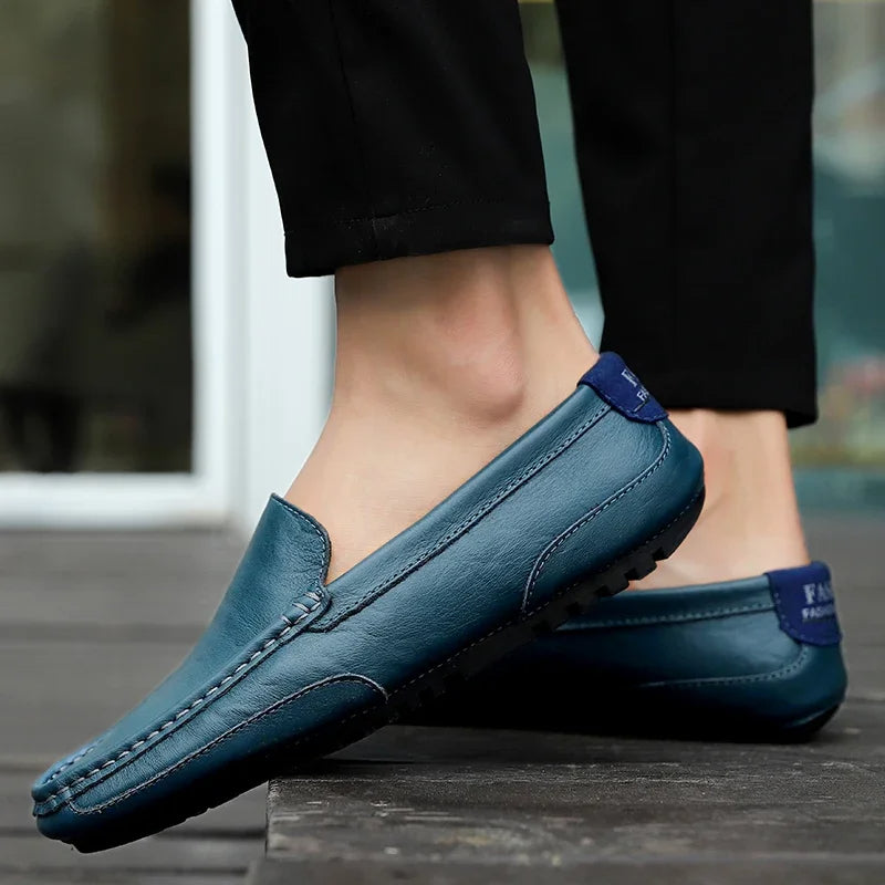 Vintage leren Loafers
