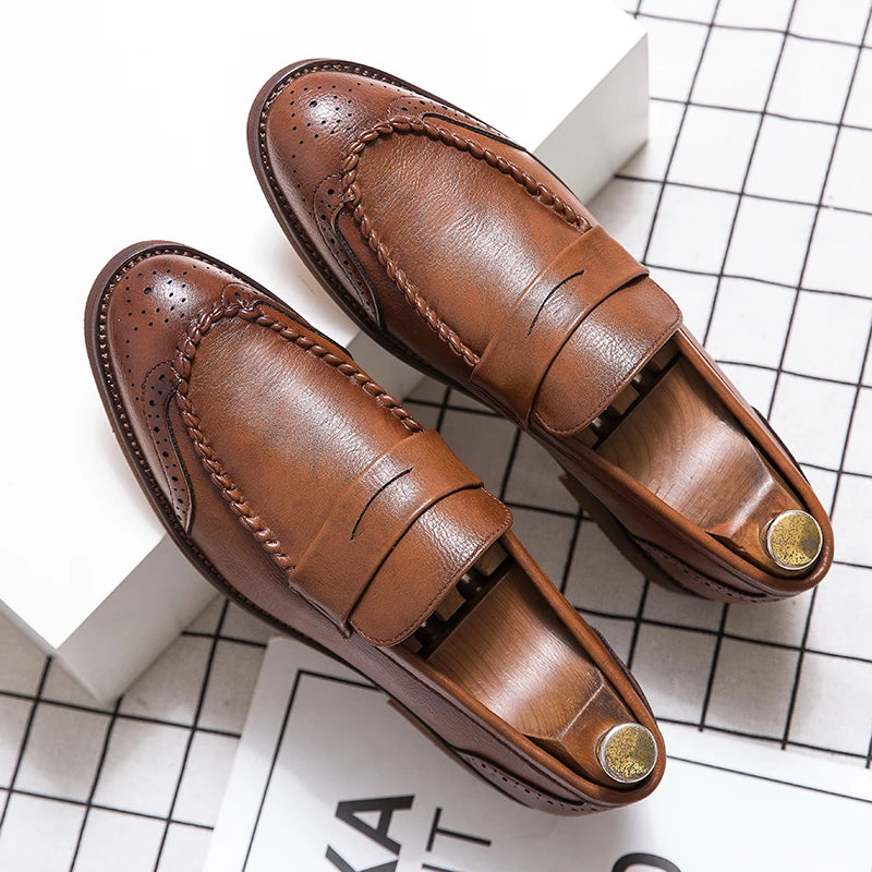 Chique leren Loafers