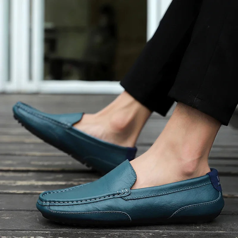 Vintage leren Loafers