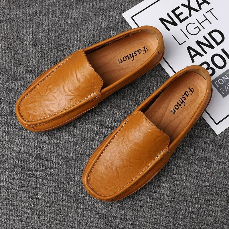 Vintage leren Loafers