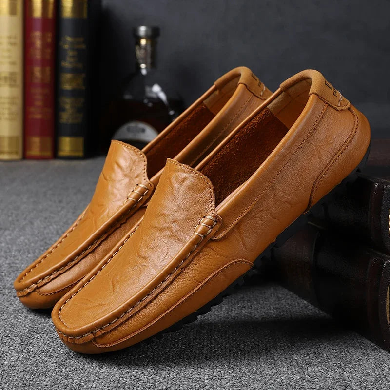 Vintage leren Loafers