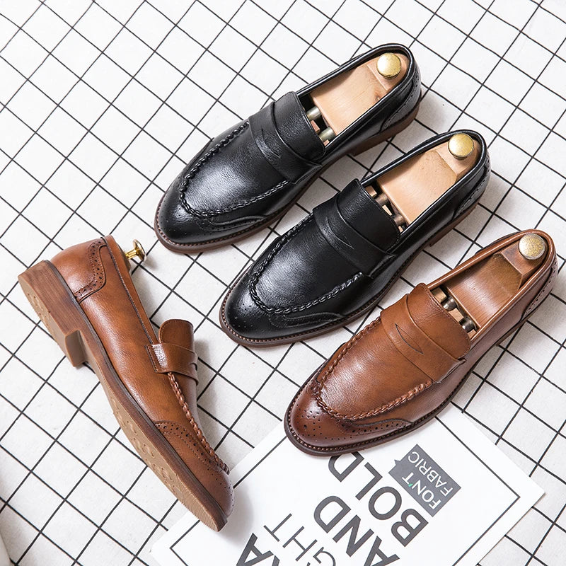 Chique leren Loafers