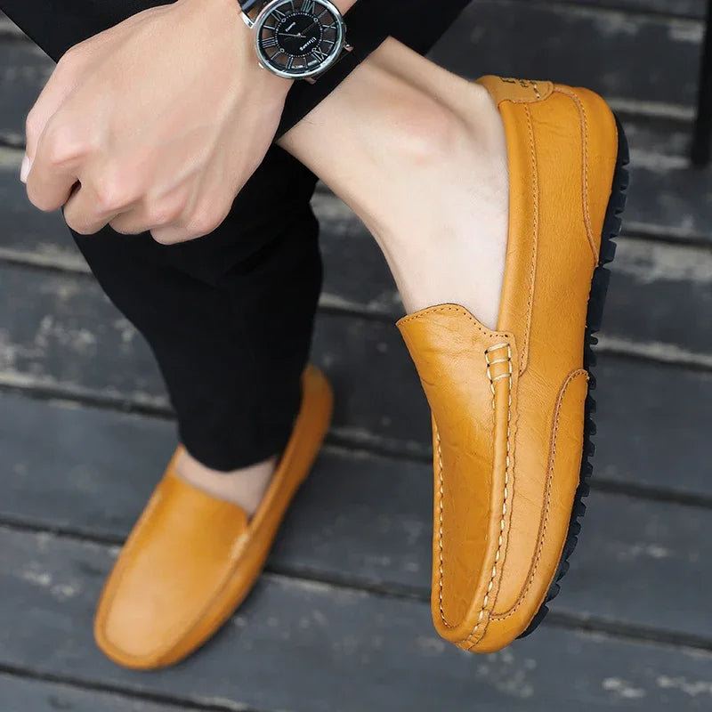 Vintage leren Loafers