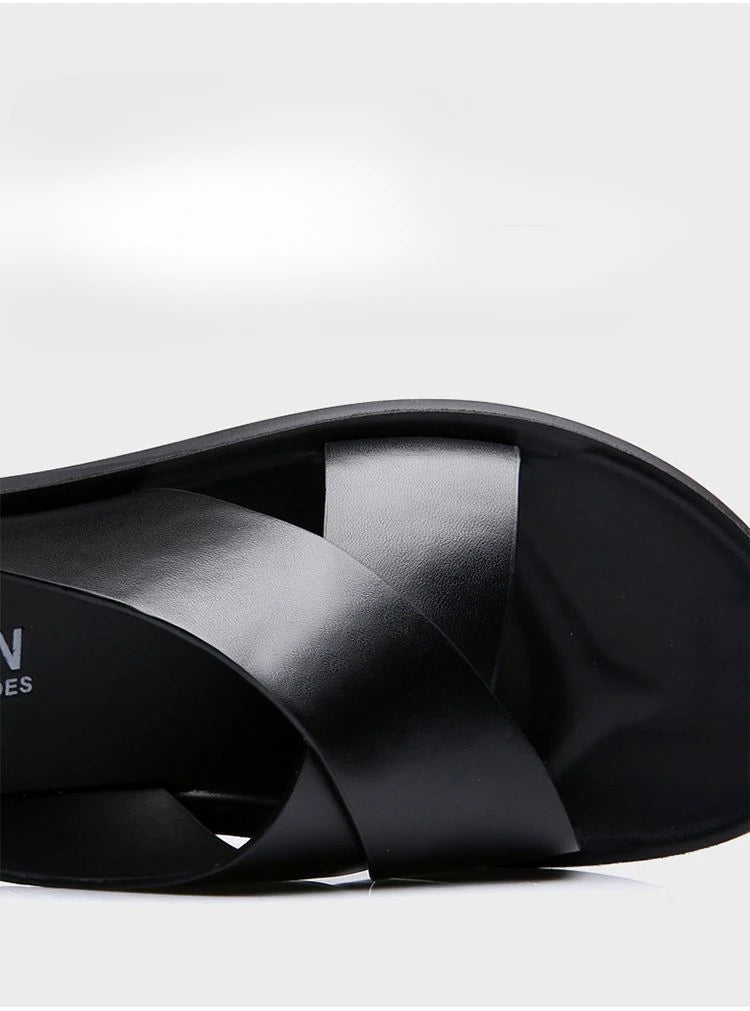 Elegante Leren Sandalen