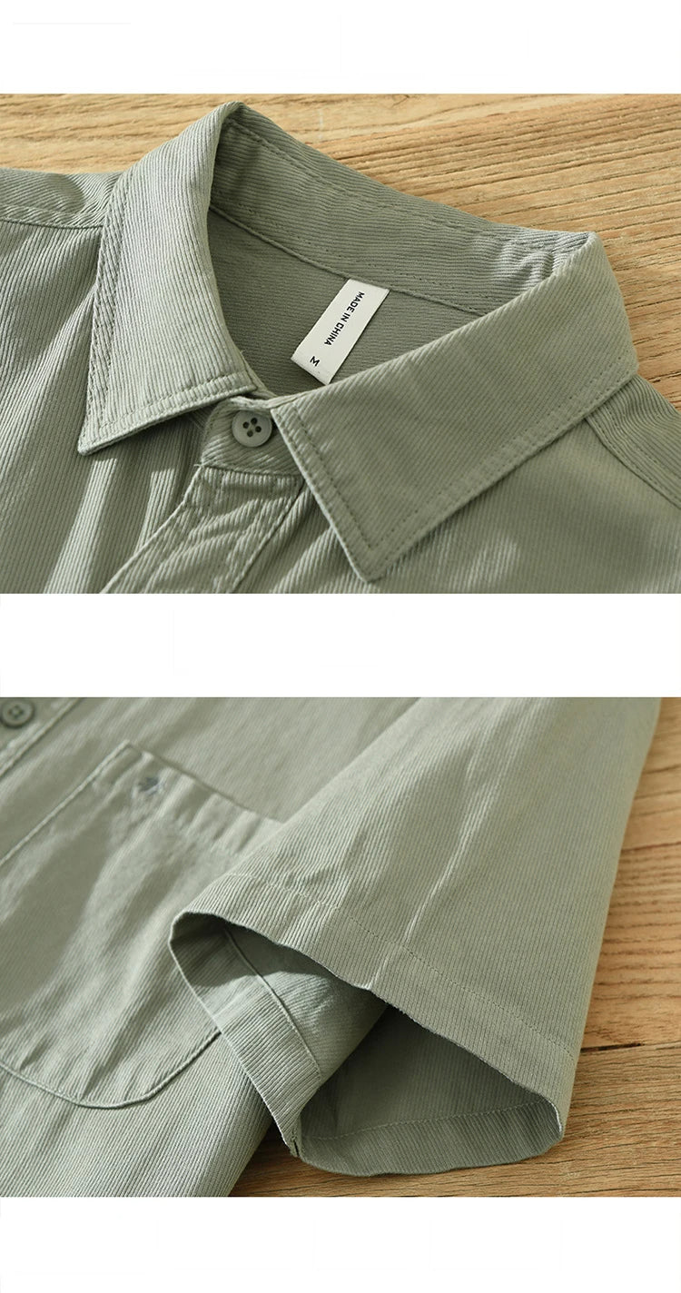 Katoenen shirt met korte mouwen