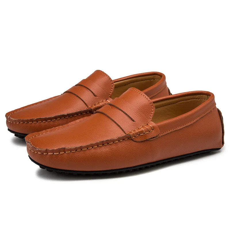 Casual leren zomer Loafers