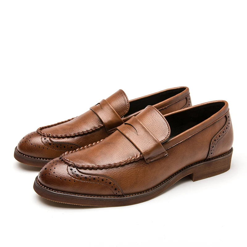 Chique leren Loafers