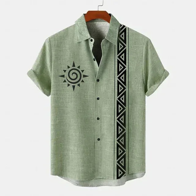 Vintage shirt met korte mouwen