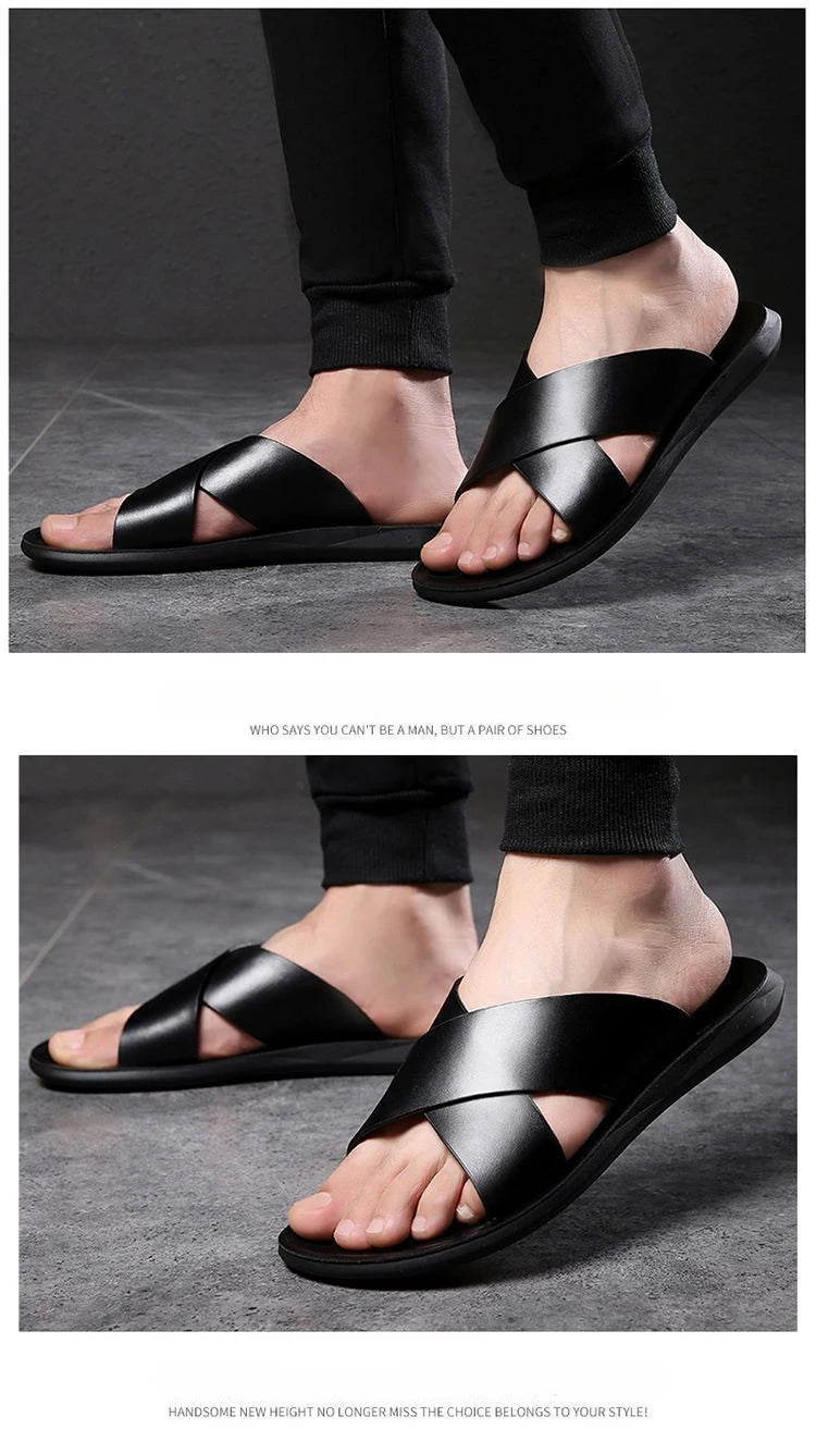 Elegante Leren Sandalen