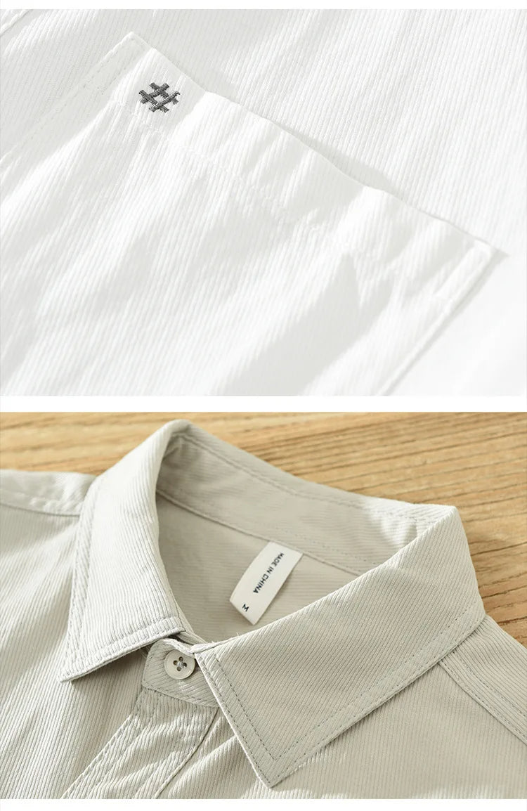 Katoenen shirt met korte mouwen