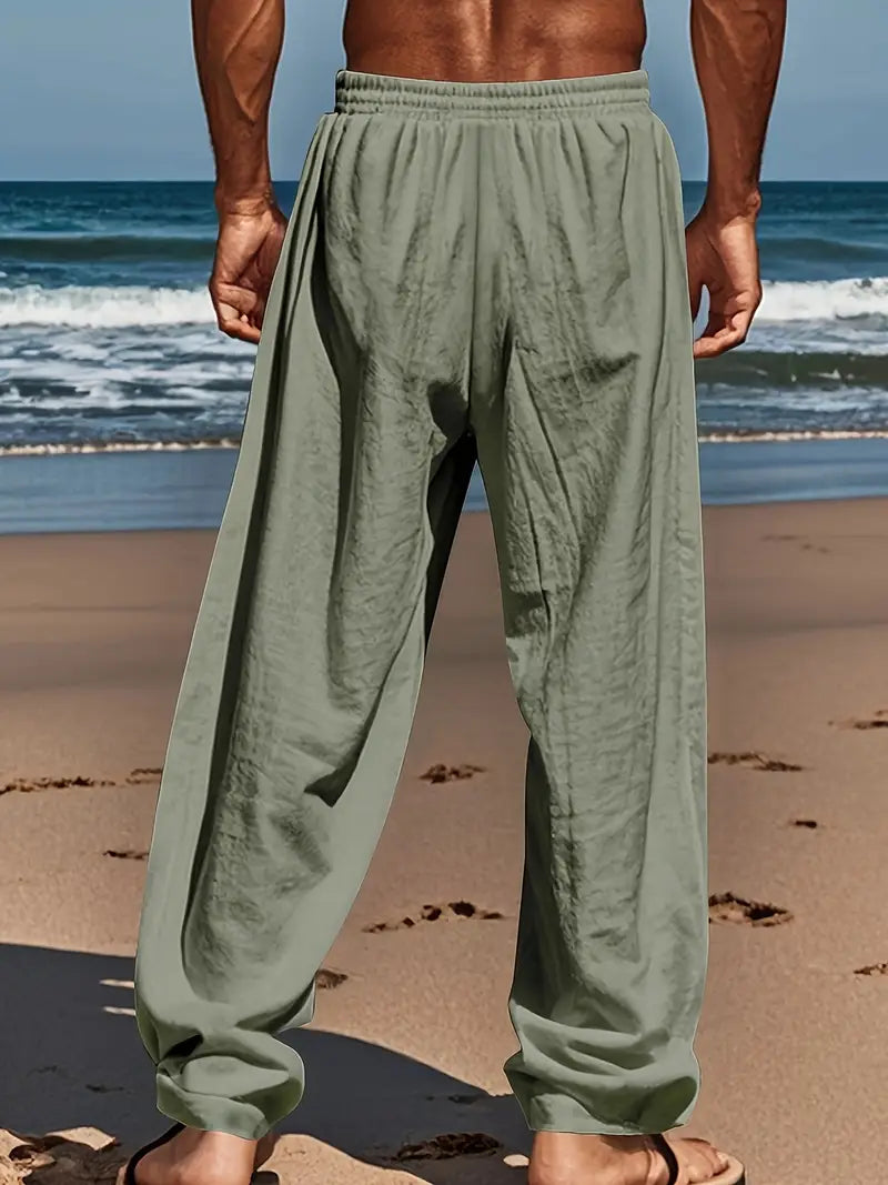 Casual linnen broek