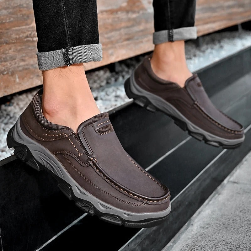Elegante Leren Slip-On Schoenen