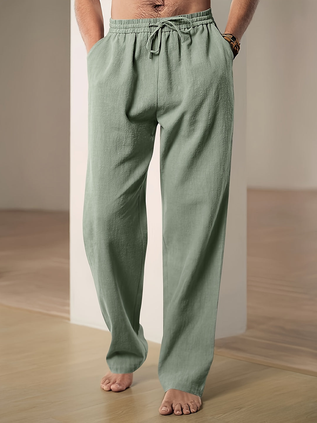 Casual linnen zomerbroek