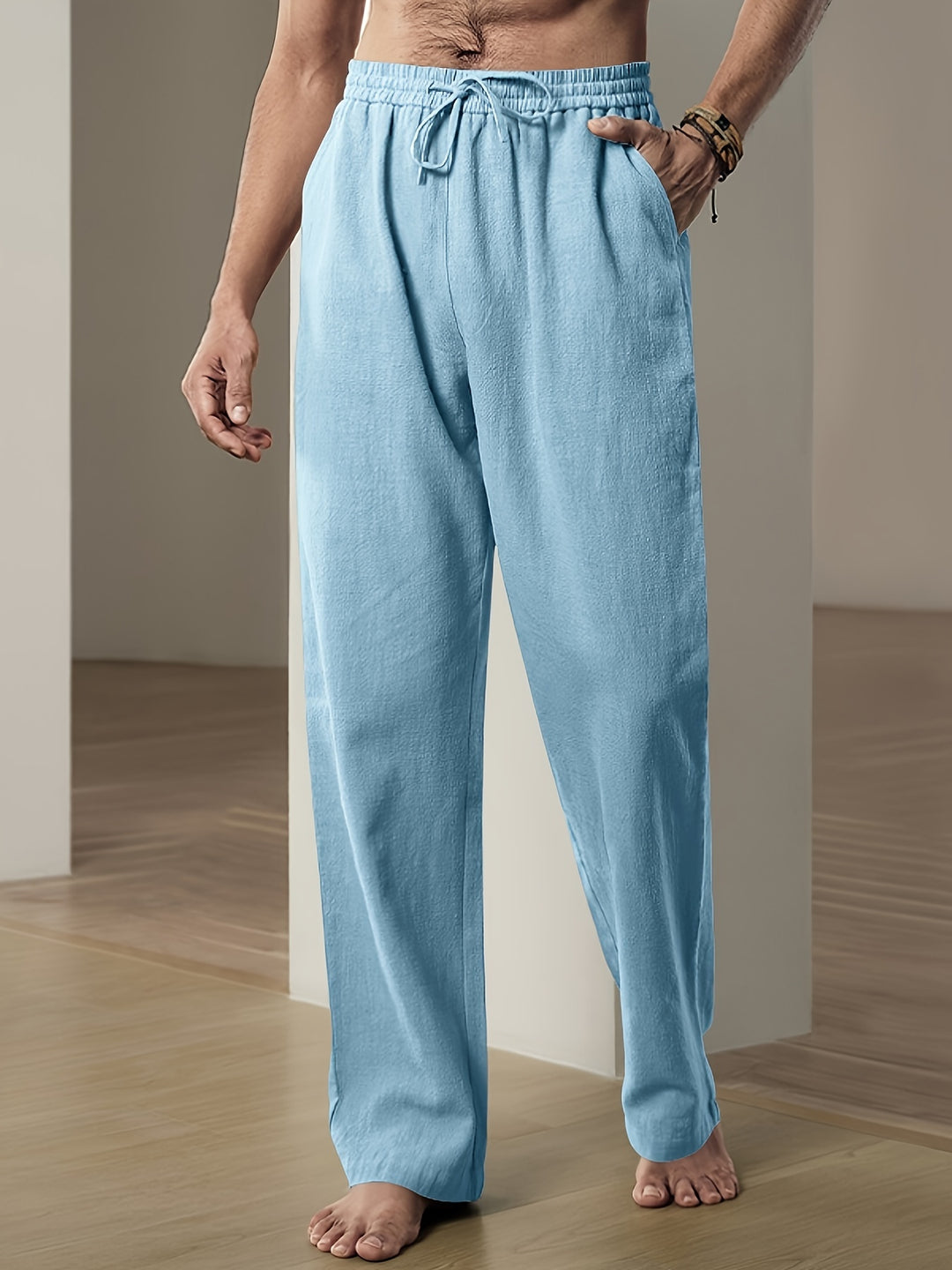 Casual linnen zomerbroek
