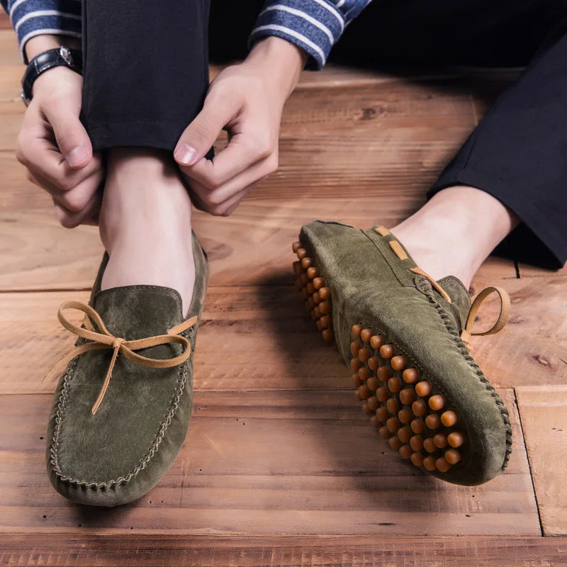 Zachte suède Loafers