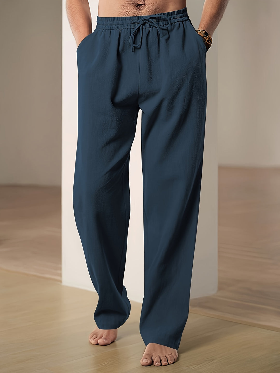 Casual linnen zomerbroek