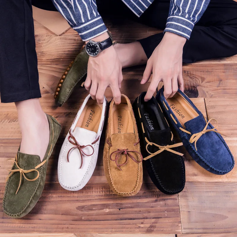 Zachte suède Loafers