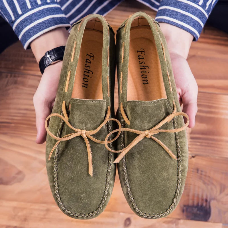 Zachte suède Loafers