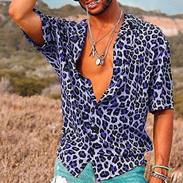 Shirt met luipaardprint