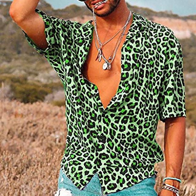 Shirt met luipaardprint