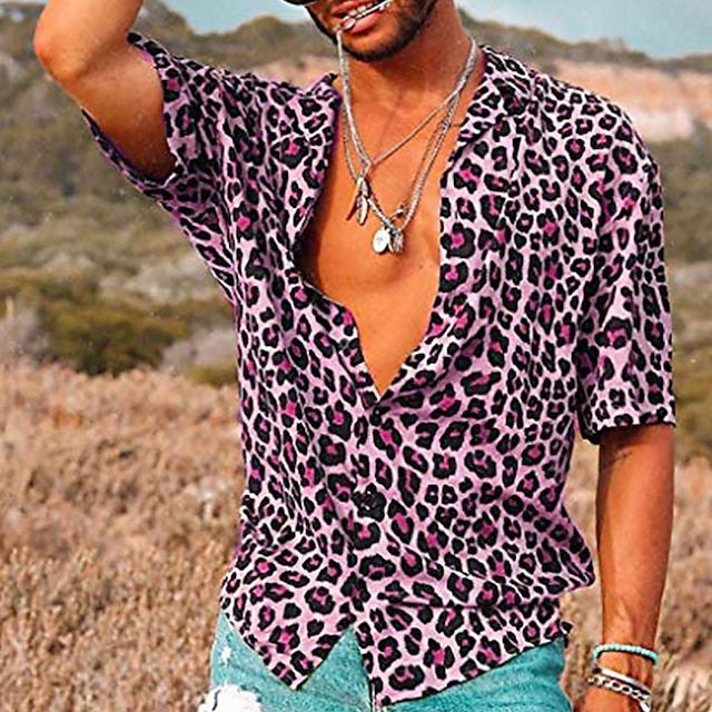 Shirt met luipaardprint
