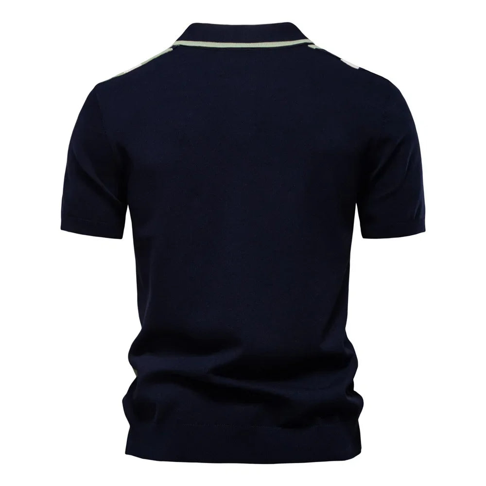 Gebreid poloshirt